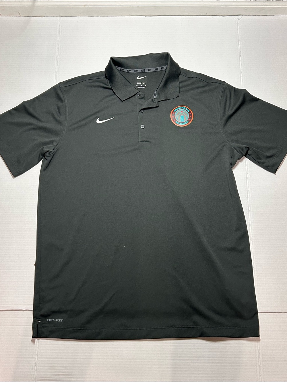 Nike Washington Wizards Dri-FIT Men’s XL Black Polo Shirt NBA